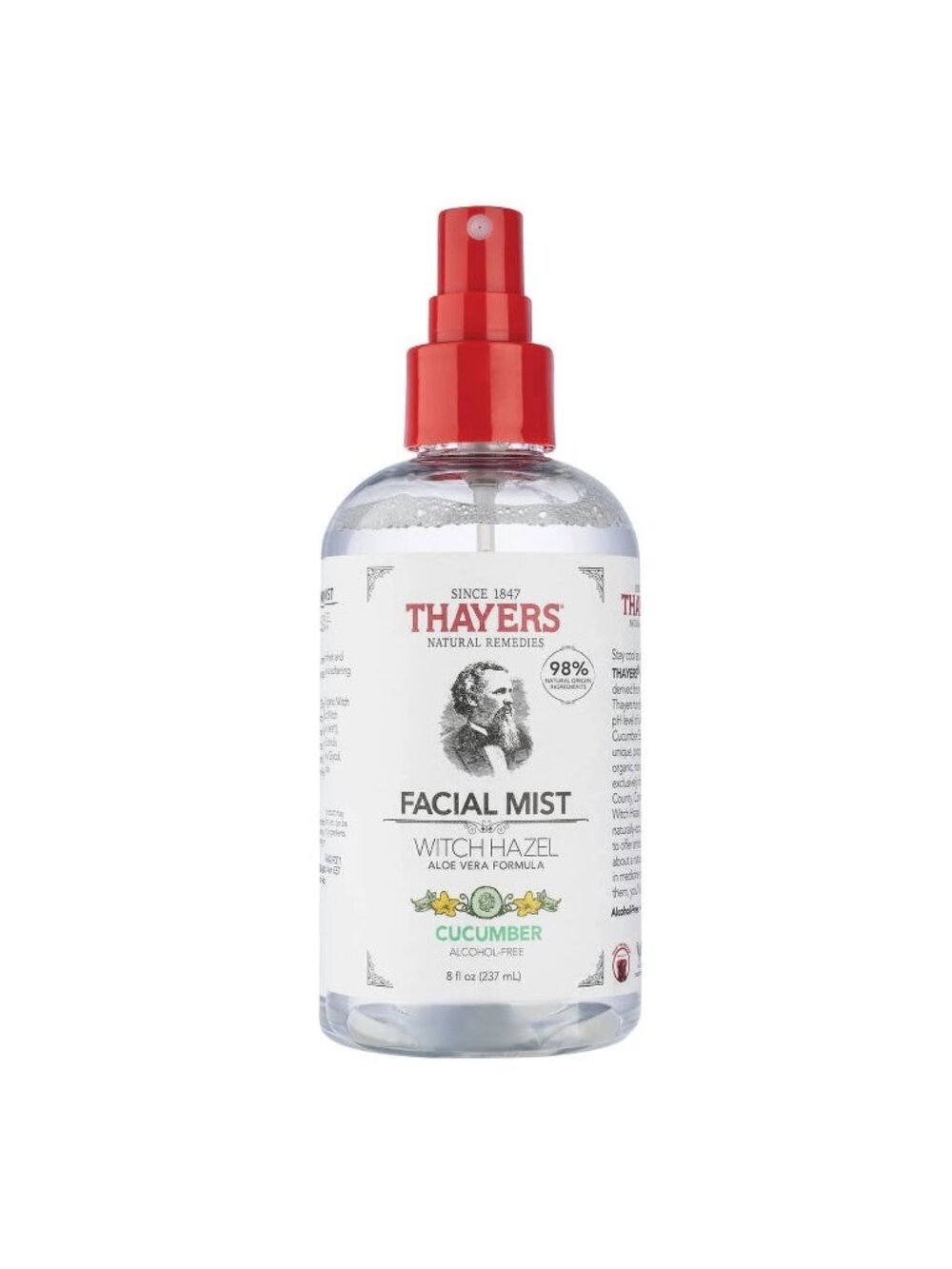 Thayer’s Cucumber Witch Hazel Facial Toner – 8 Fl oz (237 mL) – New Sealed